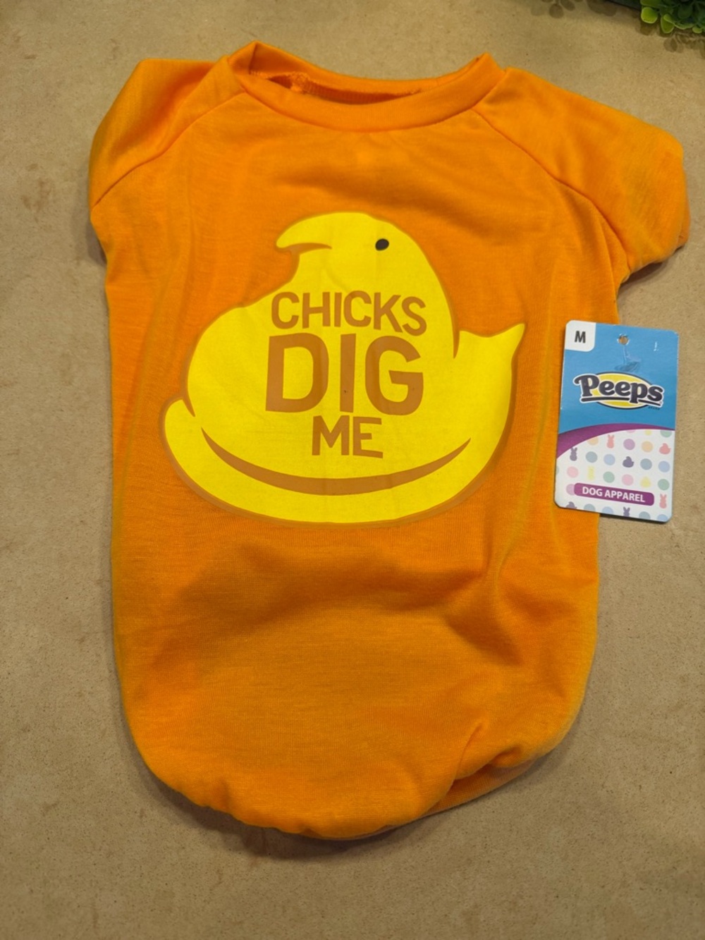 Peeps Dog T Shirt Size Medium NWT